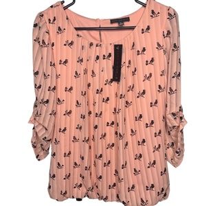 Sara Michelle Blouse in Blush - New with Tag - Size Small